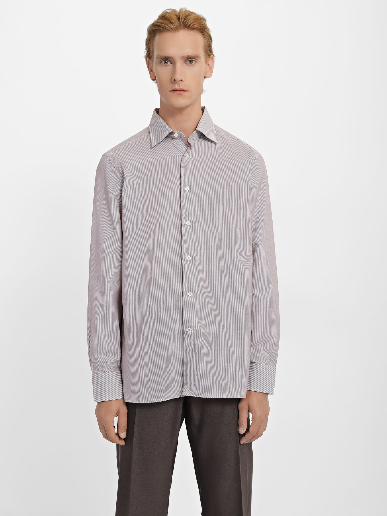 Рубашки Zegna модель SH308916_Коричневий Фото
