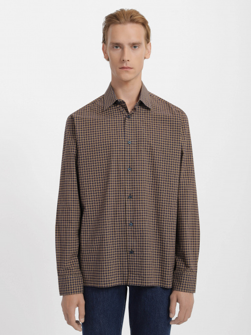 Сорочки Zegna модель SH309423_Синій/Білий Фото