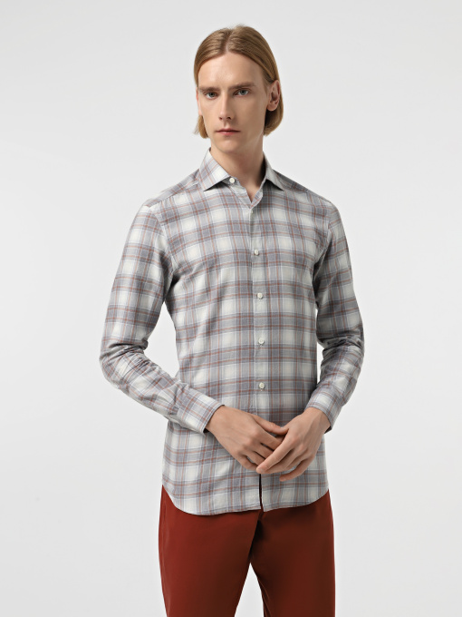 Рубашки Zegna модель SH309532_Сірий Фото
