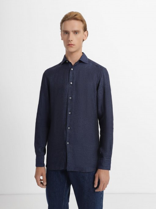 Сорочки Zegna модель SH310932_Синій Фото