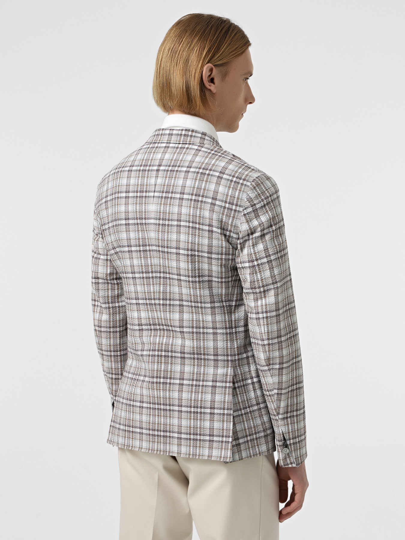 Пиджаки Zegna модель JC314606_Світло-сірий Фото