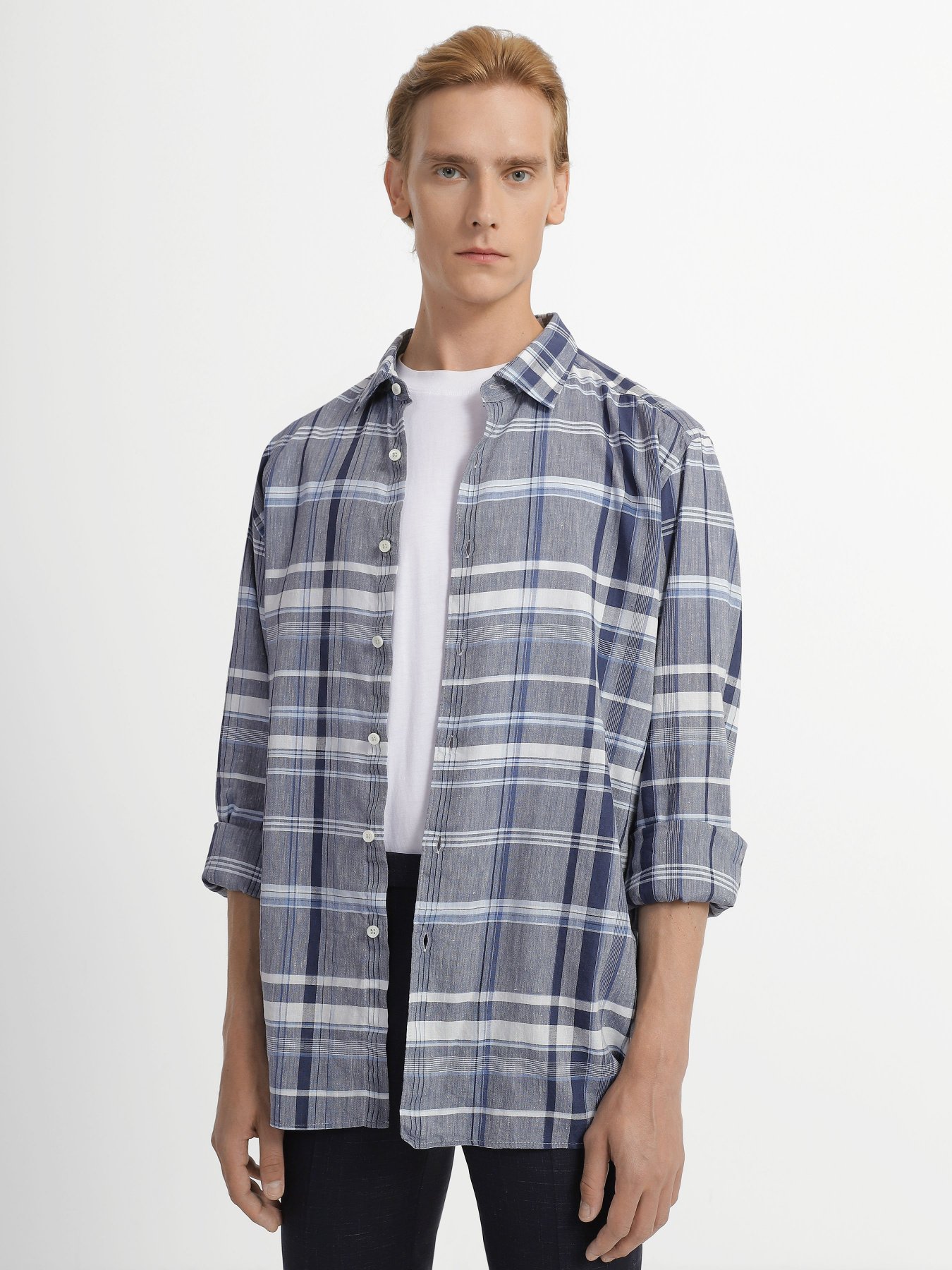 Сорочки Zegna модель SH312198_Синій Фото