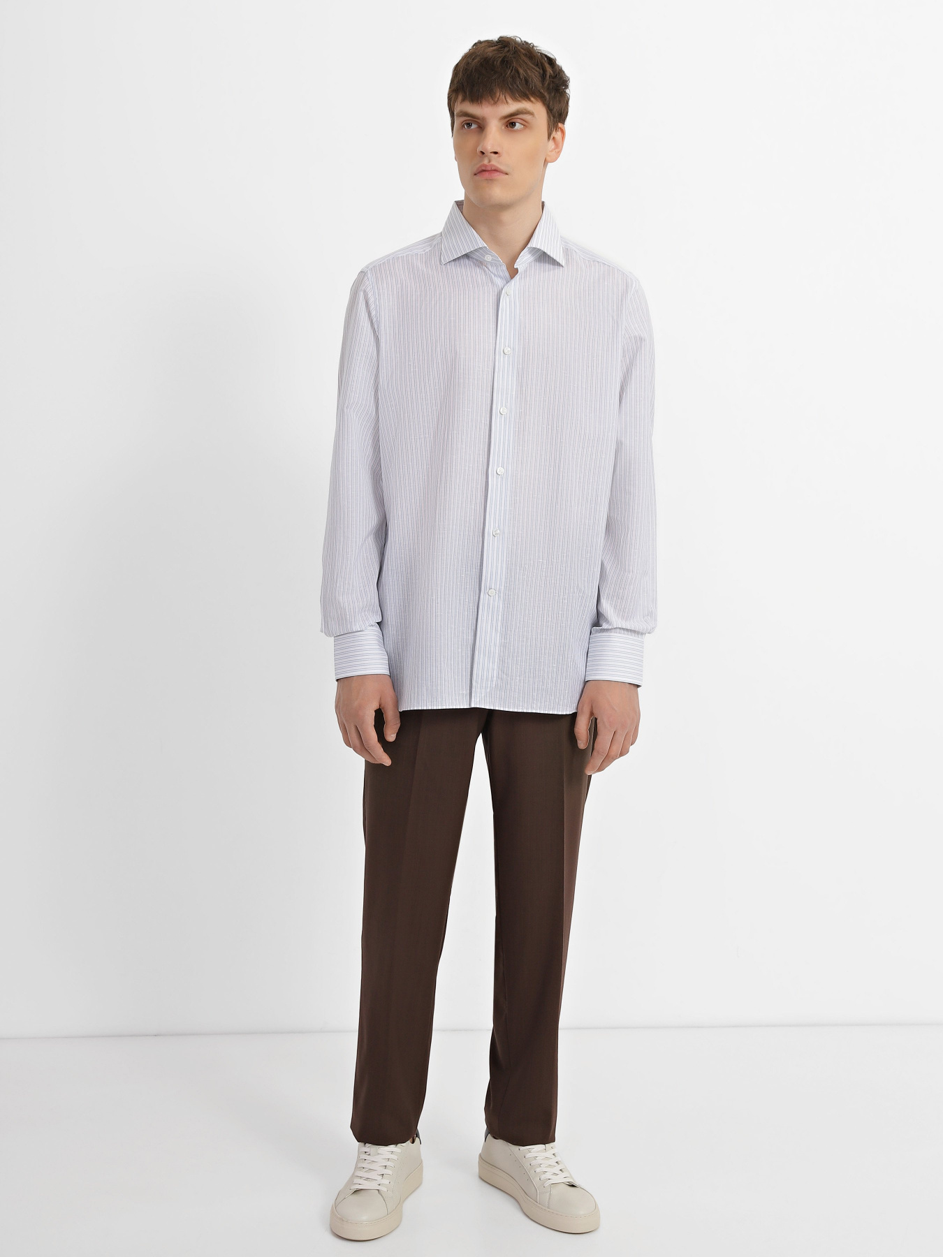 Сорочки Zegna модель SH8527_Блакитний Фото