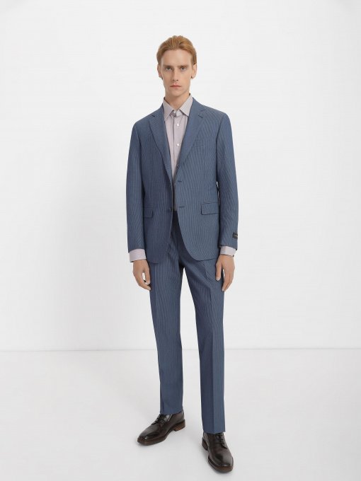 Костюмы Zegna модель ST8531_Синій Фото