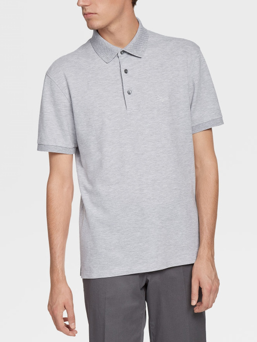 Футболки і поло Zegna модель KN310346_Сірий Фото