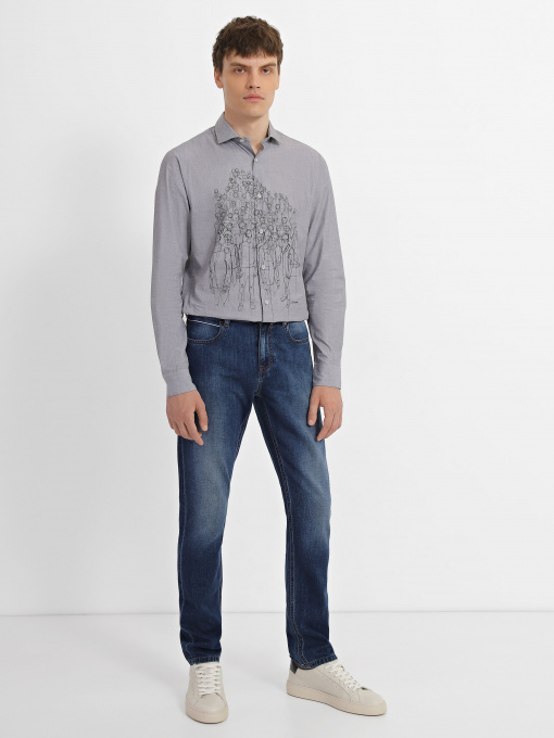 Джинси Zegna модель TR310728_Синій Фото