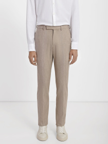 Штани Zegna модель TR313083_Бежевий Фото