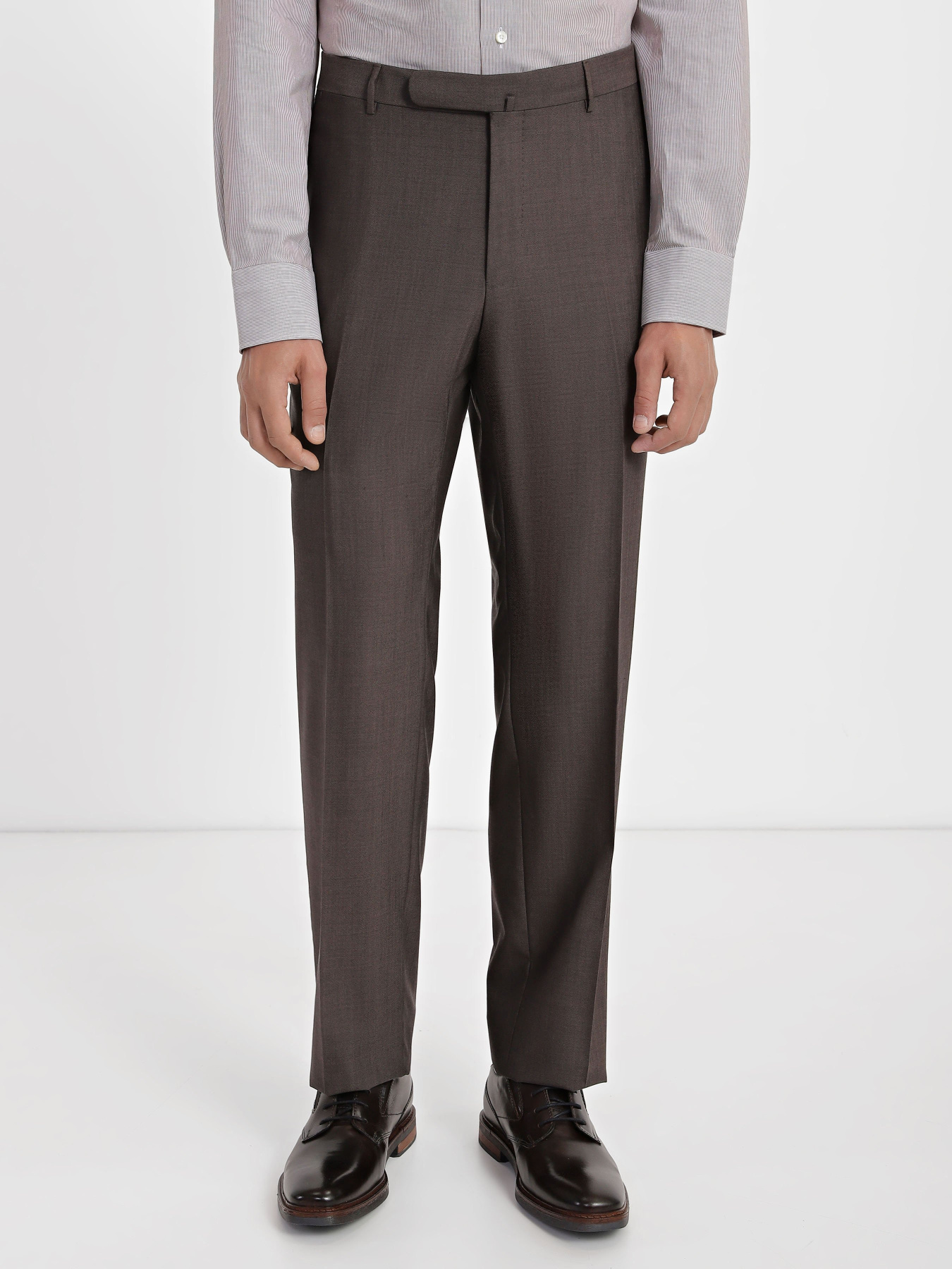 Штани Zegna модель TR8567_Коричневий Штани Zegna модель TR8567_Коричневий Фото