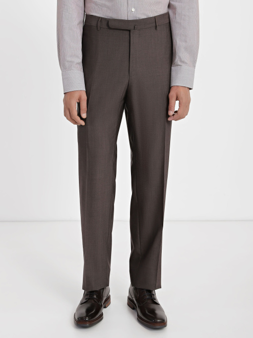 Брюки Zegna модель TR8567_Коричневий Фото