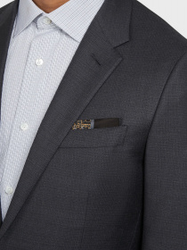 Шарфи та хустки Zegna модель AC311457_Коричневий/Чорний Фото