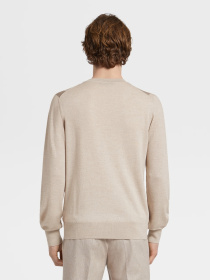 Светри та кардигани Zegna модель KN313062_Бежевий Фото