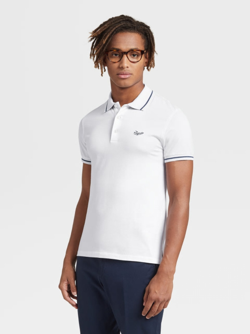 Футболки і поло Zegna модель KN313836_Білий Фото