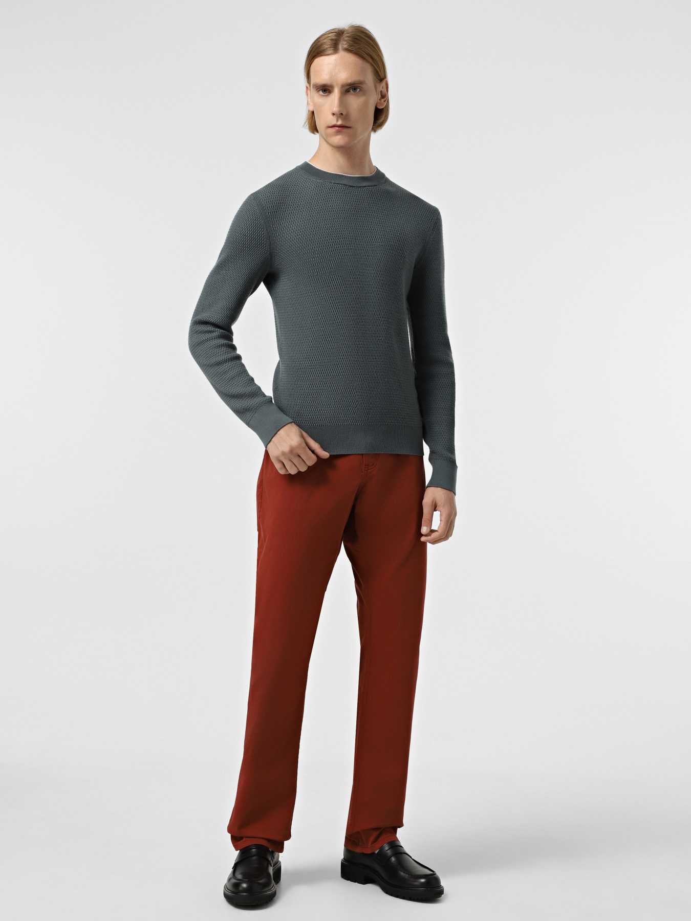 Светри та кардигани Zegna модель KN313924_Морська хвиля Фото