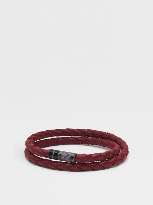 Кожаные Zegna модель BU313495_Червоний Фото