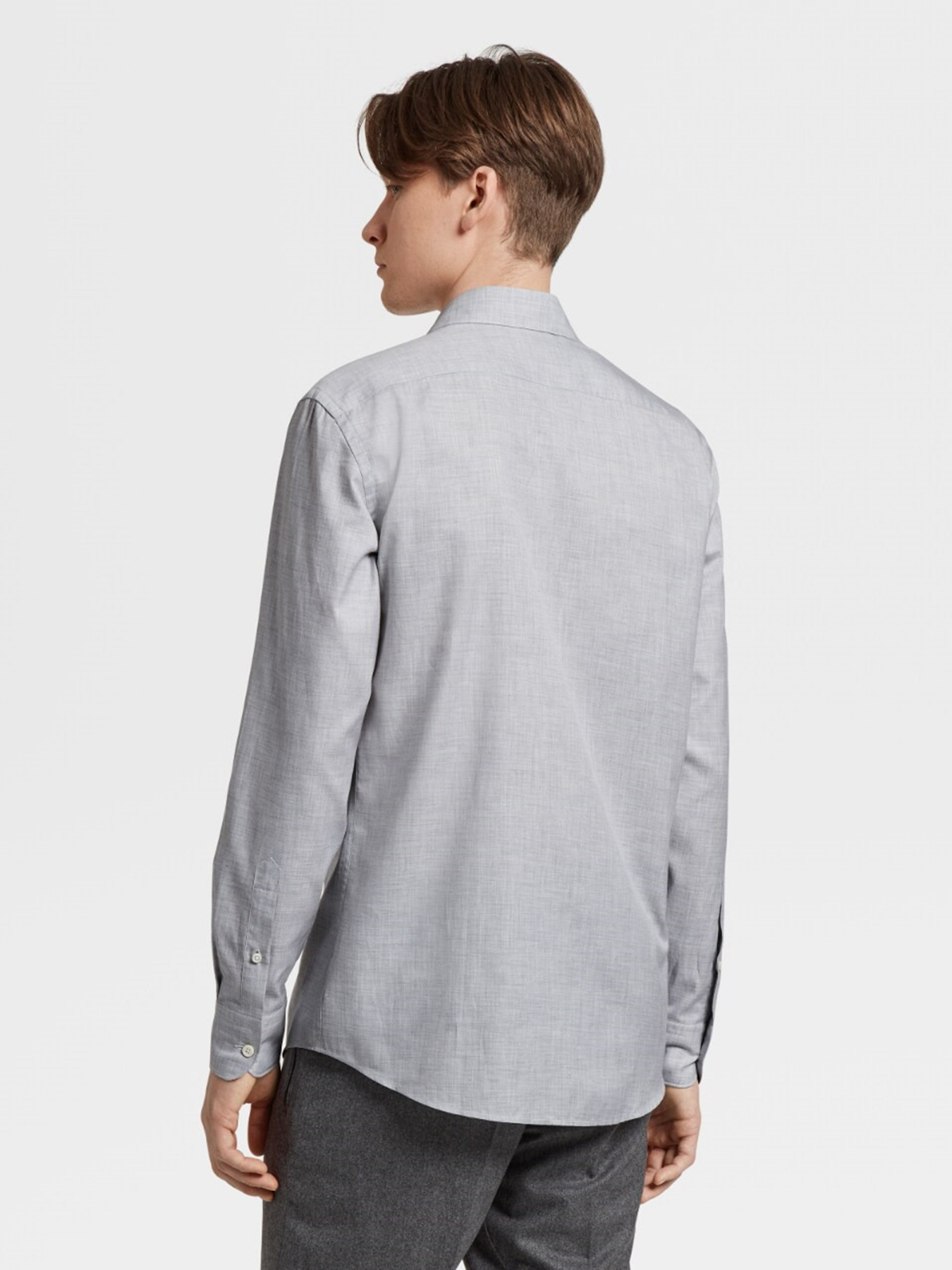 Сорочки Zegna модель SH311636_Сірий Фото