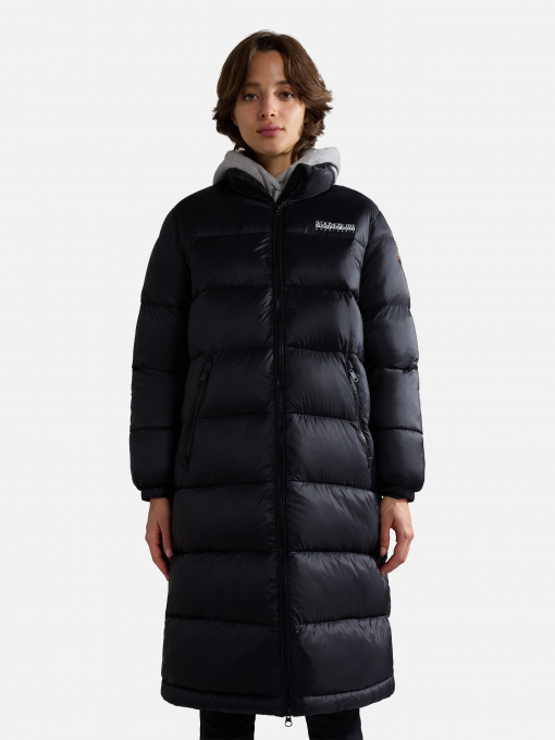 Куртки та дублянки Napapijri Box Long Puffer модель NP0A4HJW0411 Фото
