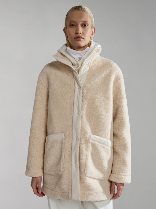 Пальто и плащи Napapijri Astrolabe Turtleneck Fleece модель NP0A4HBSNS51 Фото