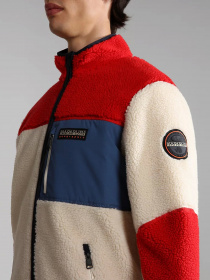 Худі та світшоти Napapijri Yupik FZ 3 Zip Crewneck модель NP0A4GNTMBA1 Фото