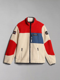 Худі та світшоти Napapijri Yupik FZ 3 Zip Crewneck модель NP0A4GNTMBA1 Фото