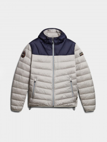 Куртки та дублянки Napapijri Aerons Hood Colour-block Puffer модель NP0A4GJLH541 Фото