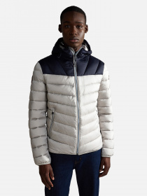 Куртки та дублянки Napapijri Aerons Hood Colour-block Puffer модель NP0A4GJLH541 Фото