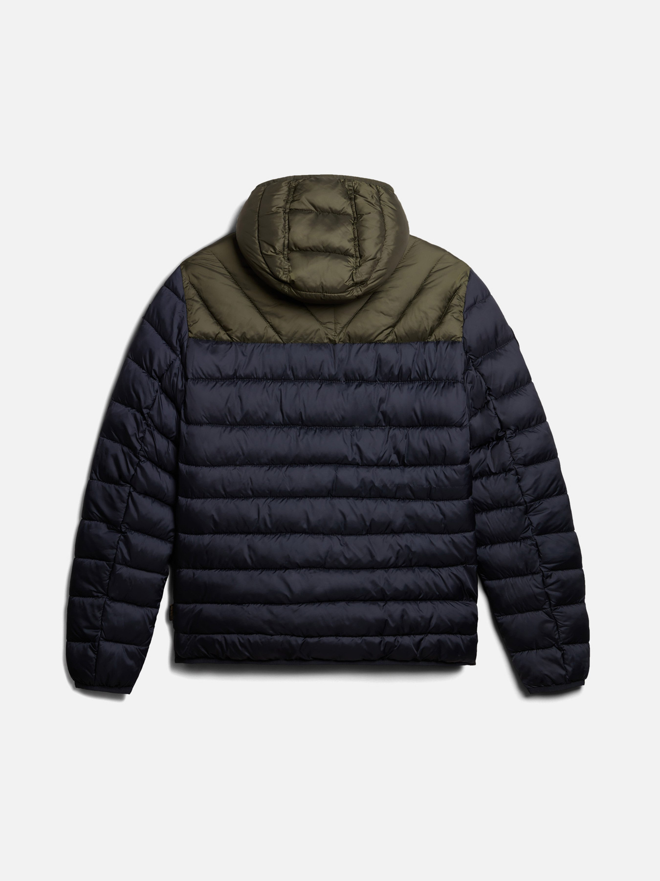 Куртки та дублянки Napapijri Aerons Hood Colour-block Puffer модель NP0A4GJLMB11 Фото