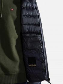 Куртки та дублянки Napapijri Aerons Hood Colour-block Puffer модель NP0A4GJLMB11 Фото