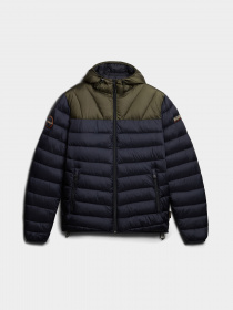 Куртки та дублянки Napapijri Aerons Hood Colour-block Puffer модель NP0A4GJLMB11 Фото