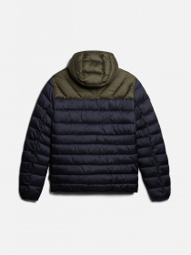 Куртки та дублянки Napapijri Aerons Hood Colour-block Puffer модель NP0A4GJLMB11 Фото