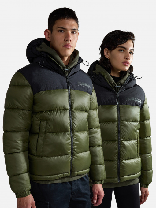 Куртки та дублянки Napapijri Hornelen Puffer Jacket модель NP0A4GLLGE41 Фото