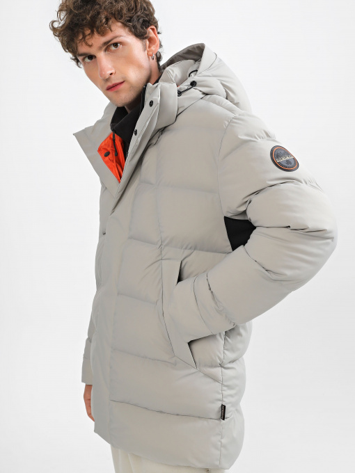 Куртки и дубленки Napapijri Thermo Puffer Long модель NP0A4HEJH541 Фото
