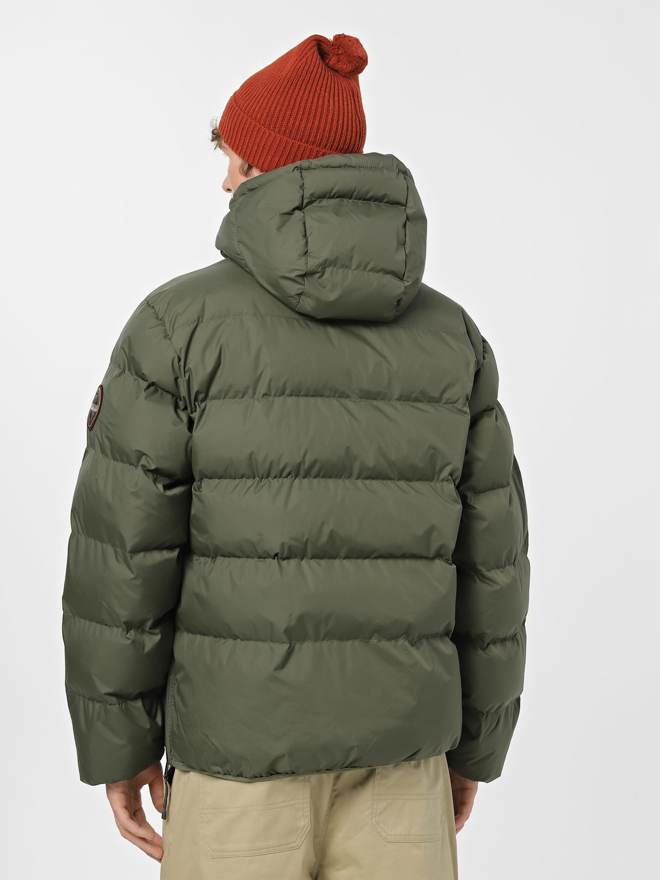 Куртки та дублянки Napapijri Rainforest Puffer Anorak модель NP0A4HMAGE41 Куртки та дублянки Napapijri Rainforest Puffer Anorak модель NP0A4HMAGE41 Фото