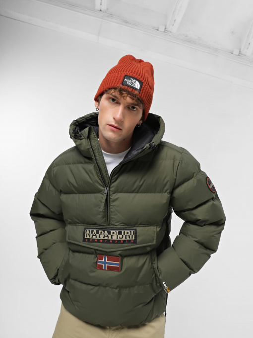 Куртки та дублянки Napapijri Rainforest Puffer Anorak модель NP0A4HMAGE41 Фото