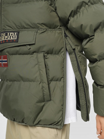 Куртки та дублянки Napapijri Rainforest Puffer Anorak модель NP0A4HMAGE41 Фото