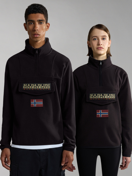 Худи и свитшоты Napapijri Burgee Half-Zip Fleece модель NP0A4HMZ0411 Фото