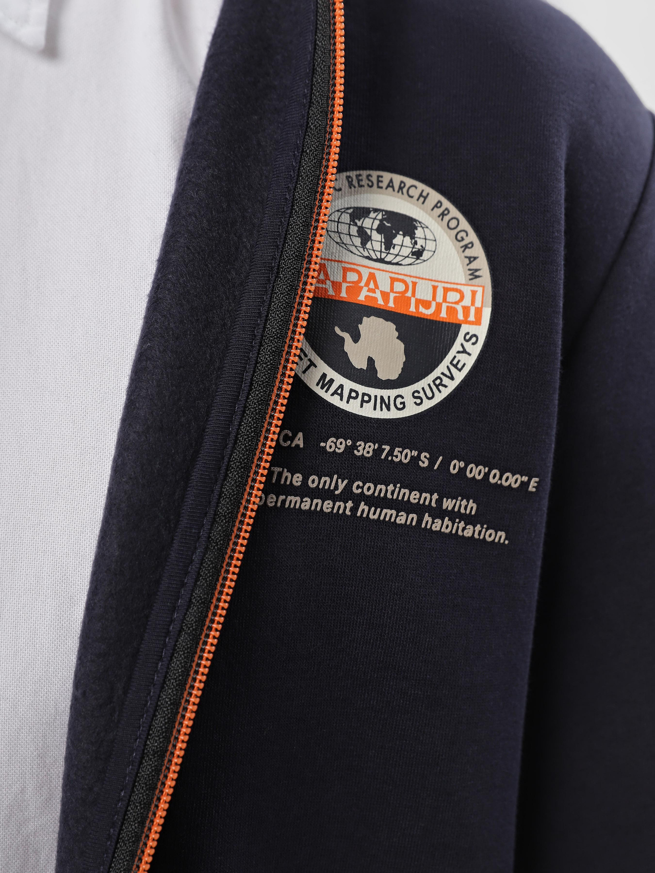 Худі та світшоти Napapijri Argus Full-Zip модель NP0A4HE51761 Худі та світшоти Napapijri Argus Full-Zip модель NP0A4HE51761 Фото