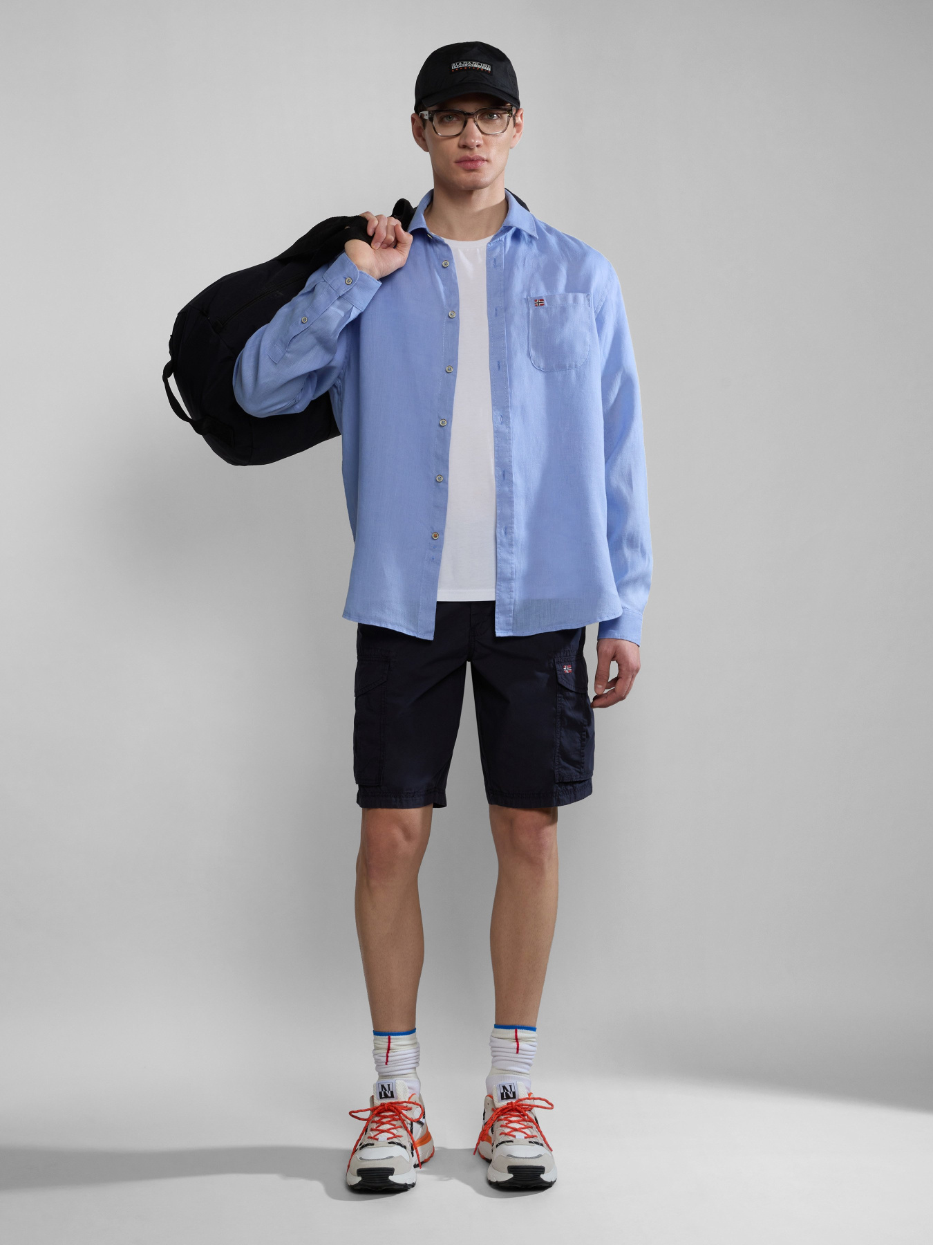 Рубашки Napapijri Linen модель NP0A4HQ2I001 Фото
