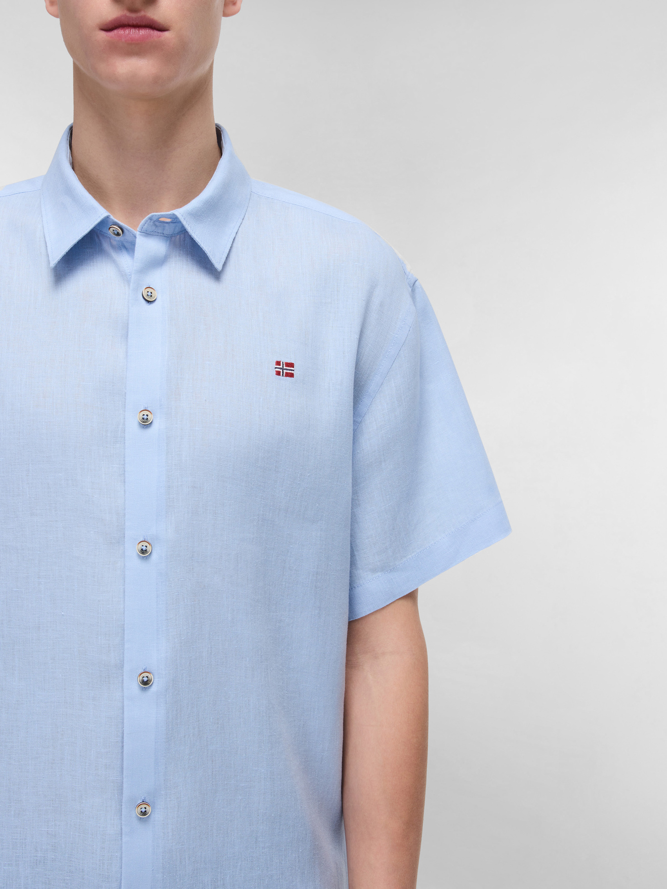 Рубашки Napapijri Linen модель NP0A4HT5I831 Фото