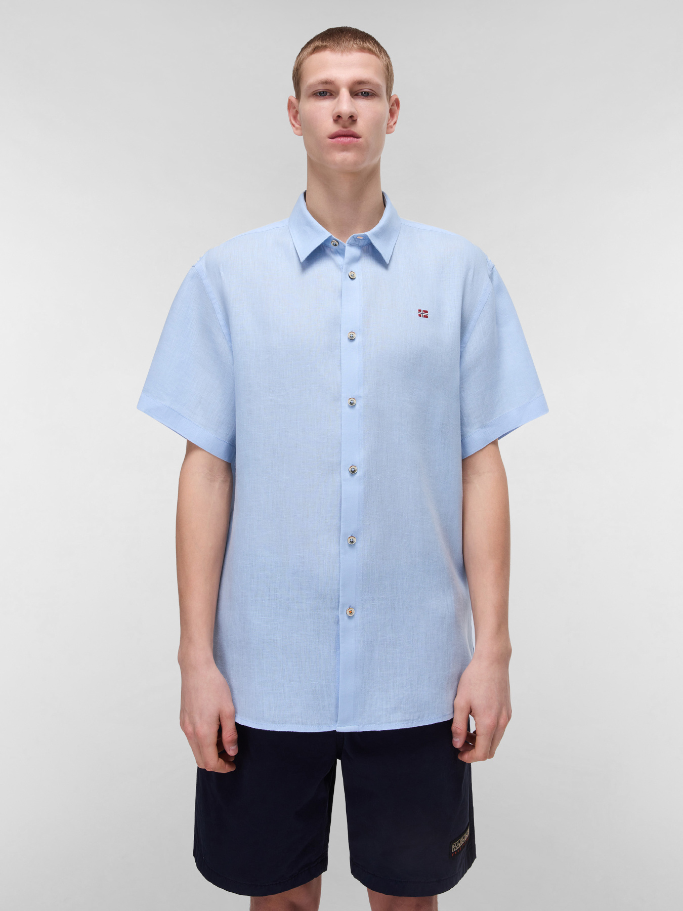 Рубашки Napapijri Linen модель NP0A4HT5I831 Фото