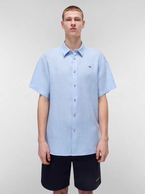 Сорочки Napapijri Linen модель NP0A4HT5I831 Фото