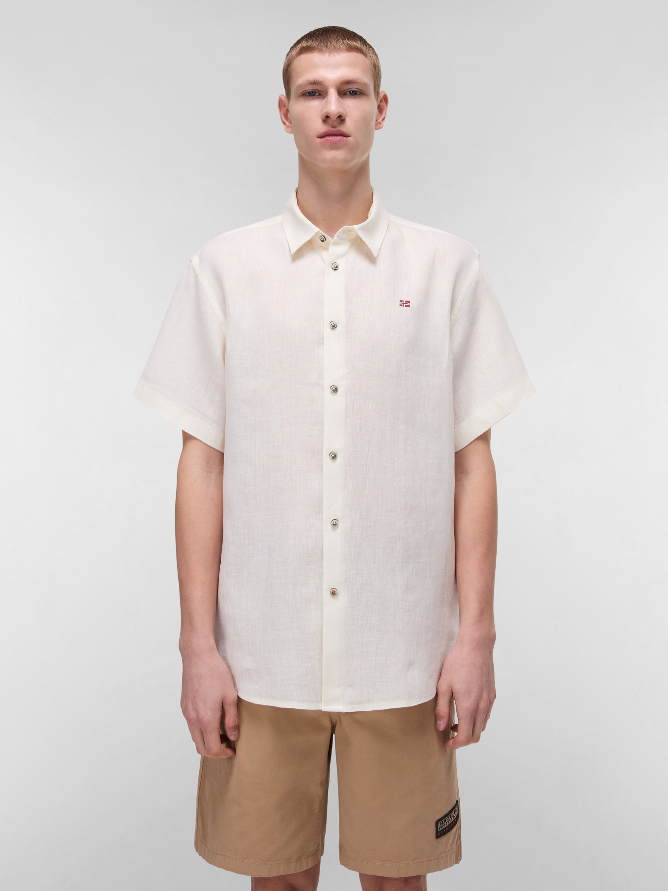 Сорочки Napapijri Linen модель NP0A4HT5N1A1 Сорочки Napapijri Linen модель NP0A4HT5N1A1 Фото