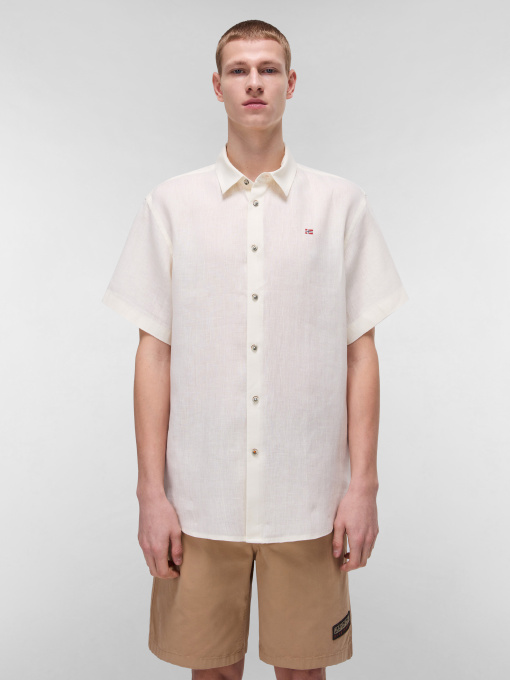 Сорочки Napapijri Linen модель NP0A4HT5N1A1 Фото