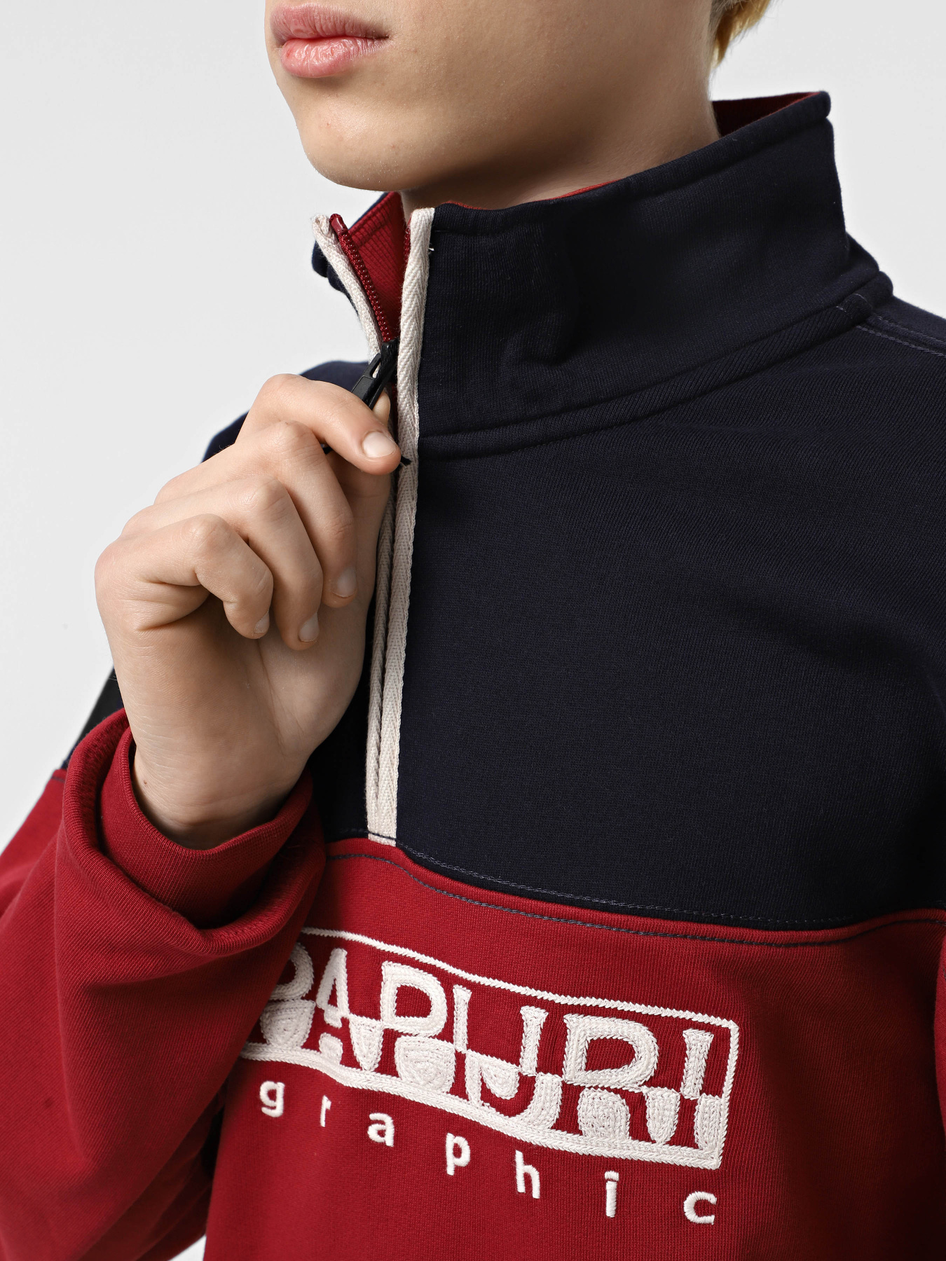 Худи и свитшоты Napapijri Saturnia 1/2 Zip модель NP0A4ICHR1E1 Фото