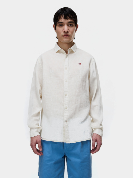 Сорочки Napapijri G-LINEN LS модель NP0A4FYSN1A1 Фото