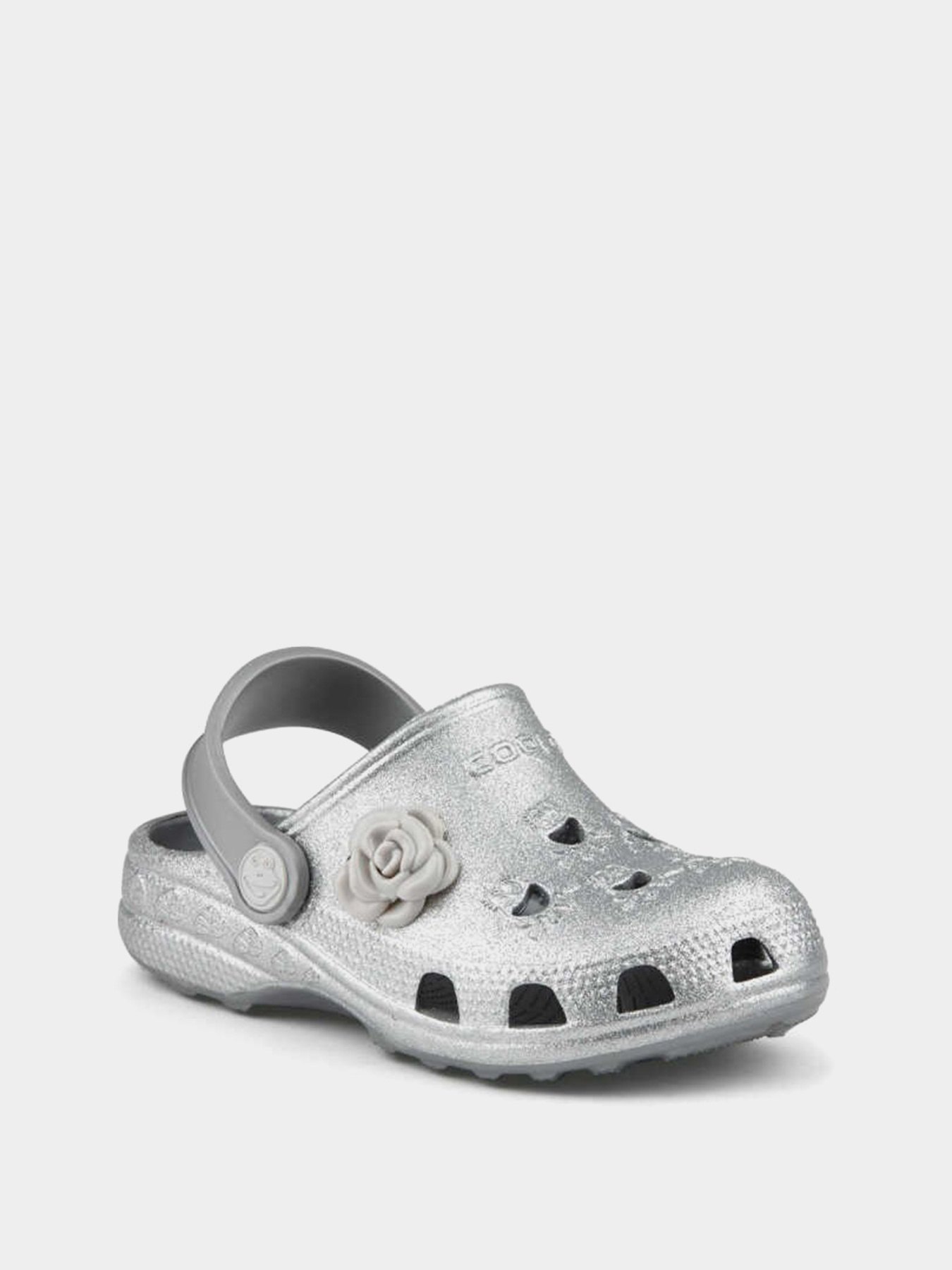 Шльопанці COQUI модель 8701Khaki_grey_glitter_amulet Фото