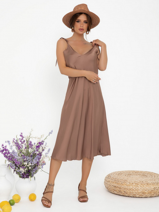 Платья ISSA Plus модель 13013_brown Фото