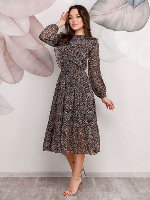 Сукні ISSA Plus модель 12483_black Фото