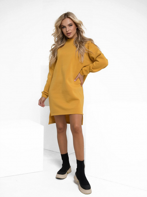 Платья ISSA Plus модель 12221_mustard Фото