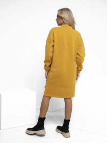 Платья ISSA Plus модель 12221_mustard Фото