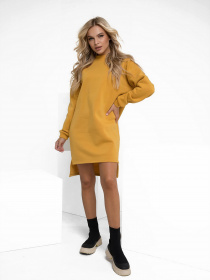 Платья ISSA Plus модель 12221_mustard Фото